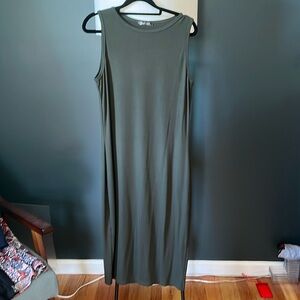 Pretty garden midi tank dress